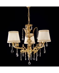 LAMPADARIO STILE CLASSICO IMPERO 3 LUCI