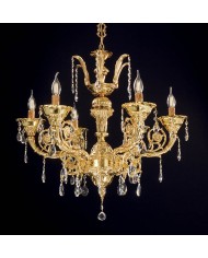 LAMPADARIO STILE CLASSICO IMPERO 6 LUCI