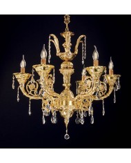 LAMPADARIO STILE CLASSICO IMPERO 6 LUCI