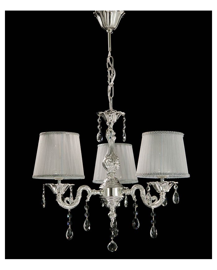 LAMPADARIO STILE CLASSICO CESAR LM 3 CON PAR