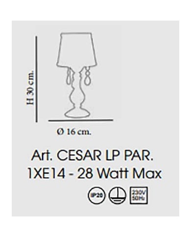 LUMETTO STILE CLASSICO CESAR LP