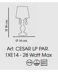 LUMETTO STILE CLASSICO CESAR LP