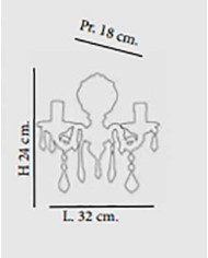 APPLIQUE STILE CLASSICO CESAR AP2