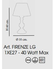 LUME STILE SHABBY FIRENZE LG