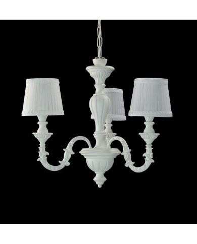 LAMPADARIO A SOSPENSIONE STILE SHABBY TOSCANO 3 LUCI