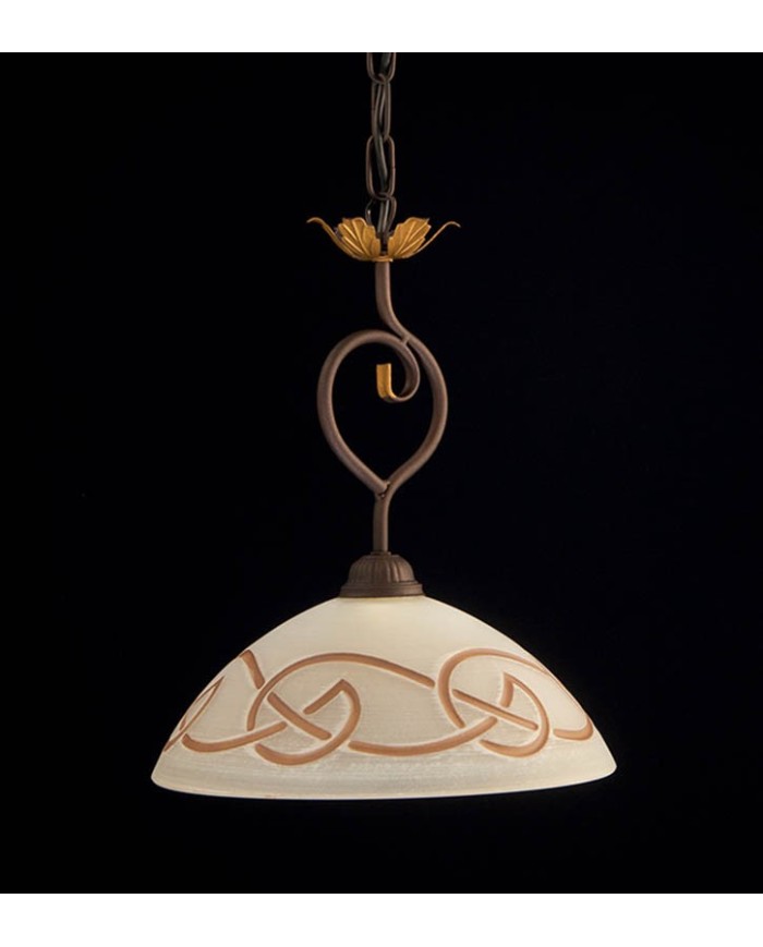 LAMPADARIO STILE ARTE POVERA MARINA SP1 D30