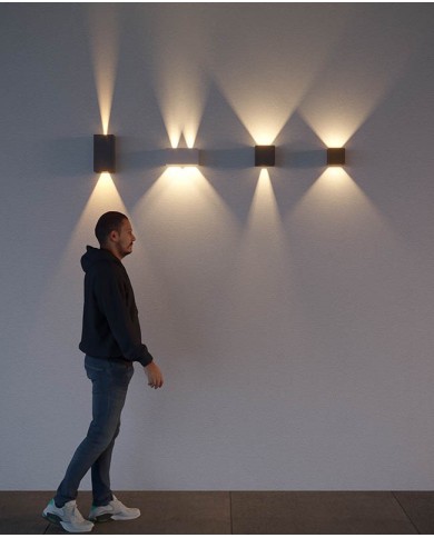 APPLIQUE PER ESTERNO STILE MODERNO 20W VARY 3000K