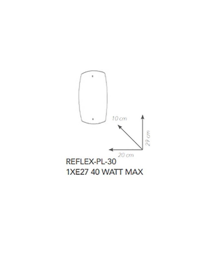 PLAFONIERA STILE MODERNO REFLEX PL30