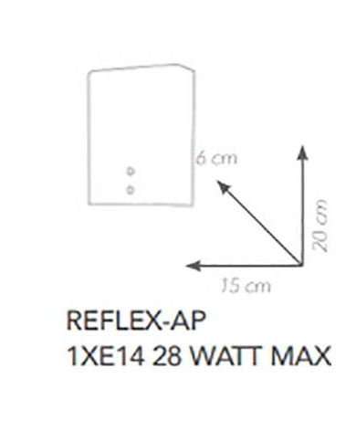 APPLIQUE  STILE MODERNO REFLEX AP1 ECO
