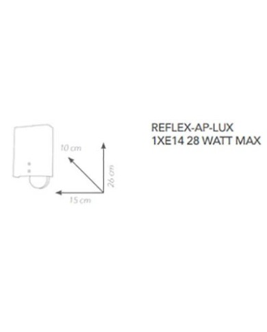 APPLIQUE  STILE MODERNO REFLEX AP1