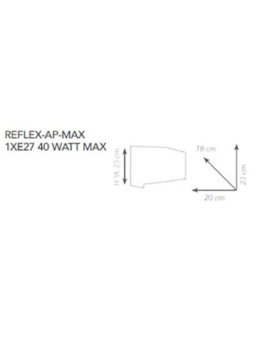 APPLIQUE  STILE MODERNO REFLEX AP1 MAX