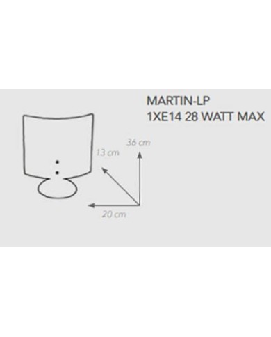 LUMETTO STILE MODERNO CONTEMPORANEO MARTIN LP1