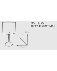 LUME STILE MODERNO CONTEMPORANEO MARTIN LG