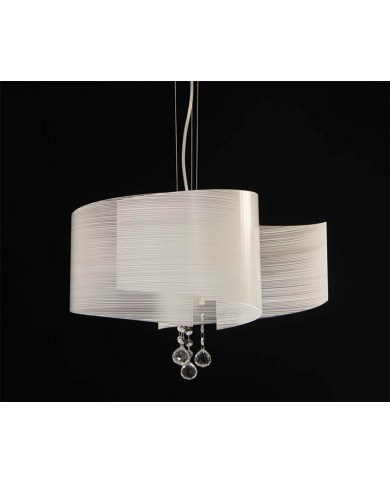 LAMPADARIO A SOSPENSIONE STILE MODERNO CONTEMPORANEO RIGHE SP3