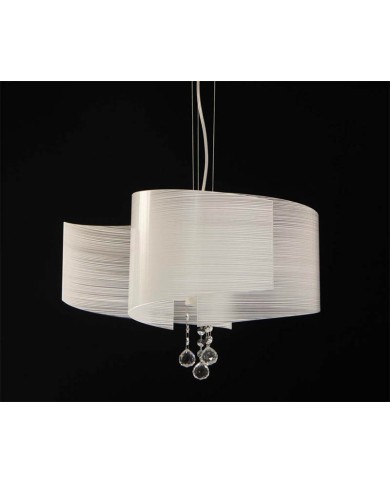 LAMPADARIO A SOSPENSIONE STILE MODERNO CONTEMPORANEO RIGHE SP3