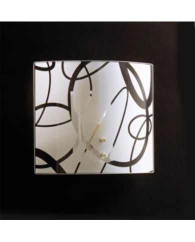 APPLIQUE STILE MODERNO CONTEMPORANEO ANELLI AP