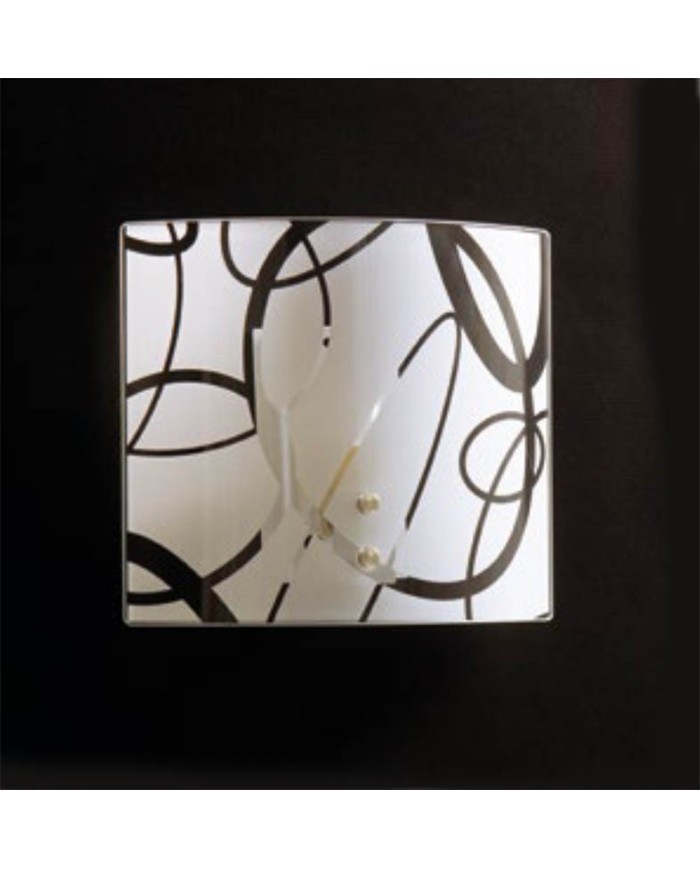 APPLIQUE STILE MODERNO CONTEMPORANEO ANELLI AP