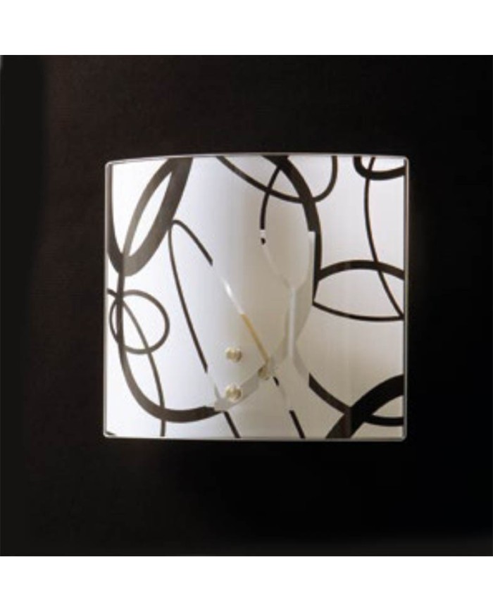 APPLIQUE STILE MODERNO CONTEMPORANEO ANELLI AP