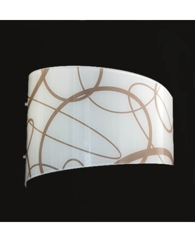 APPLIQUE STILE MODERNO CONTEMPORANEO ANELLI AP MAX