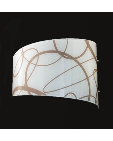 APPLIQUE STILE MODERNO CONTEMPORANEO ANELLI AP MAX