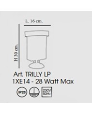 LUMETTO STILE CONTEMPORANEO TRILLY LP