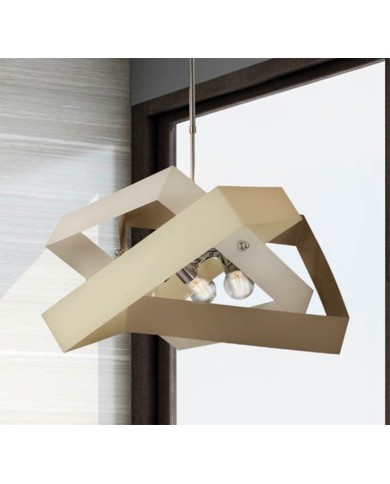 LAMPADARIO STILE MODERNO CONTEMPORANEO CUBE SP3