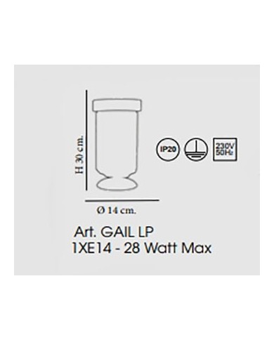 LUMETTO STILE CONTEMPORANEO GAIL LP