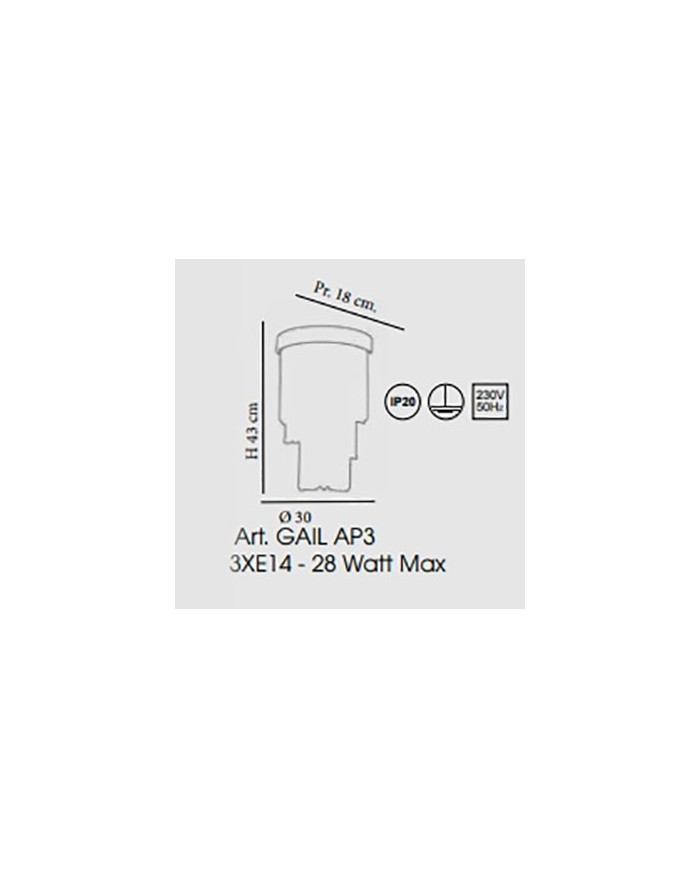 APPLIQUE STILE CONTEMPORANEO GAIL AP 3