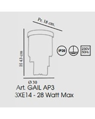 APPLIQUE STILE CONTEMPORANEO GAIL AP 3