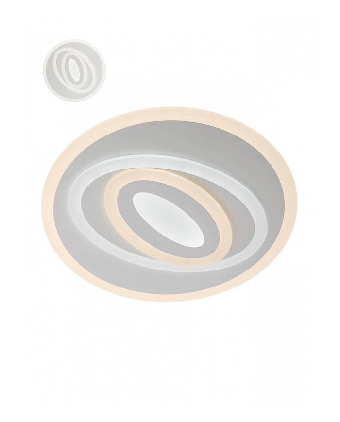 PLAFONIERA STILE MODERNO STRATOS TONDA