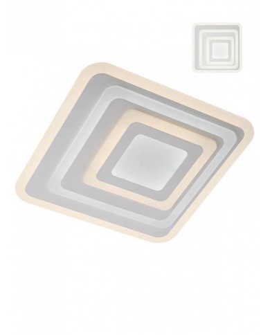 PLAFONIERA STILE MODERNO STRATOS QUADRATA
