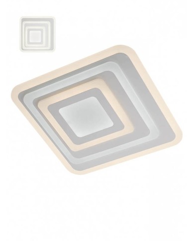 PLAFONIERA STILE MODERNO STRATOS QUADRATA