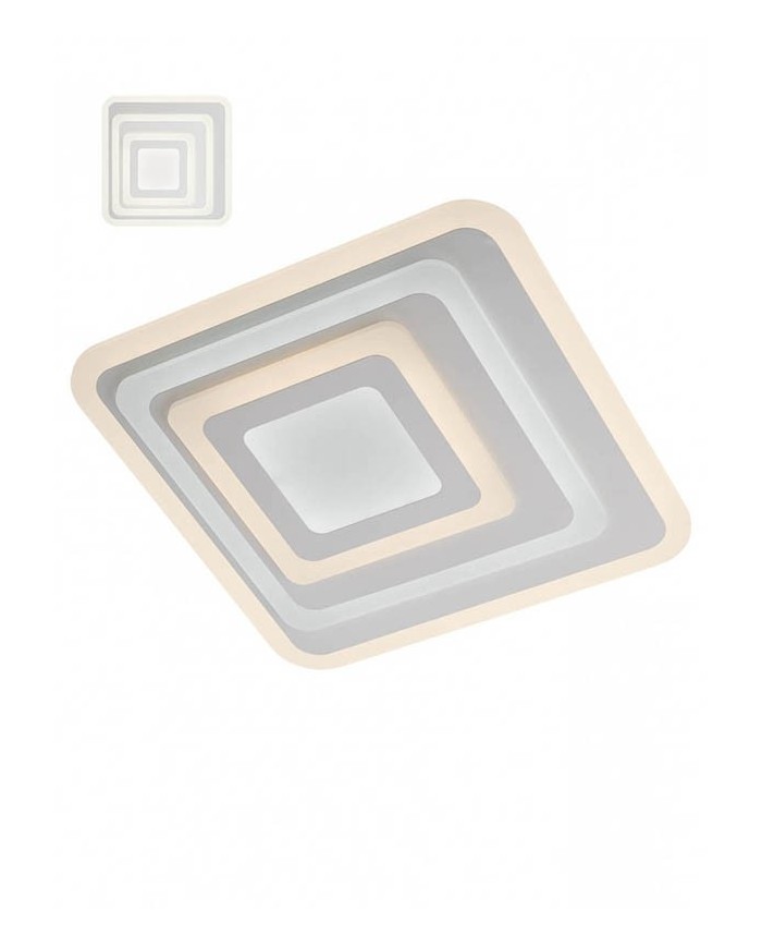 PLAFONIERA STILE MODERNO STRATOS QUADRATA