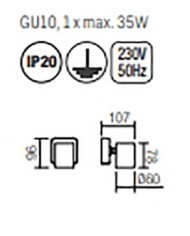 APPLIQUE STILE MODERNO CAMEO 1