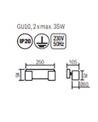 APPLIQUE STILE MODERNO CAMEO 2