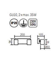 APPLIQUE STILE MODERNO CAMEO 2