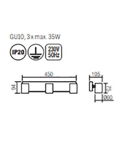 APPLIQUE STILE MODERNO CAMEO 3