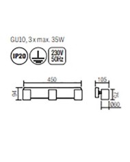 APPLIQUE STILE MODERNO CAMEO 3